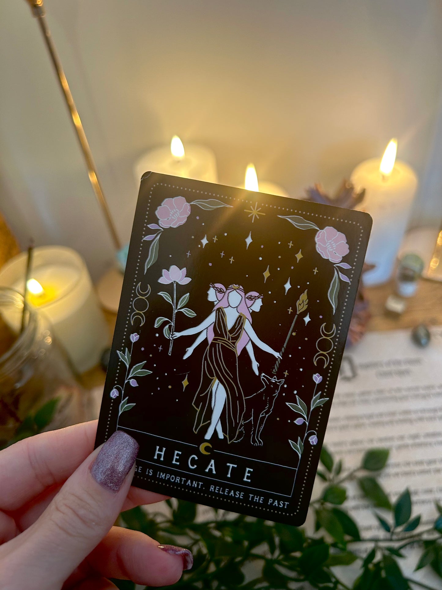 New Moon Witch Oracle Cards